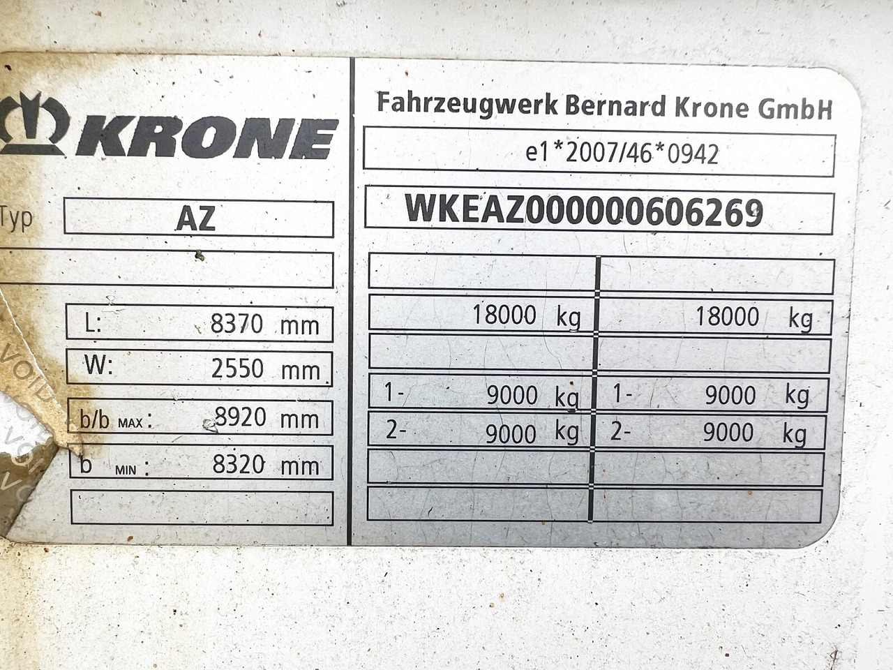 Krone AZP 18 AZP 18 Baustoffanhänger - קרון נגרר צד נופל/ שטוח: תמונה 3 Krone AZP 18 AZP 18 Baustoffanhänger - קרון נגרר צד נופל/ שטוח: תמונה 3