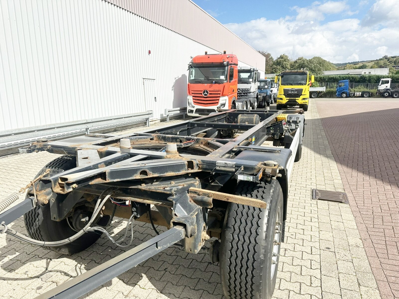 Krone AZW 18 AZW 18 - קרון נגרר מוביל מכולות/ החלפת גוף: תמונה 5 Krone AZW 18 AZW 18 - קרון נגרר מוביל מכולות/ החלפת גוף: תמונה 5
