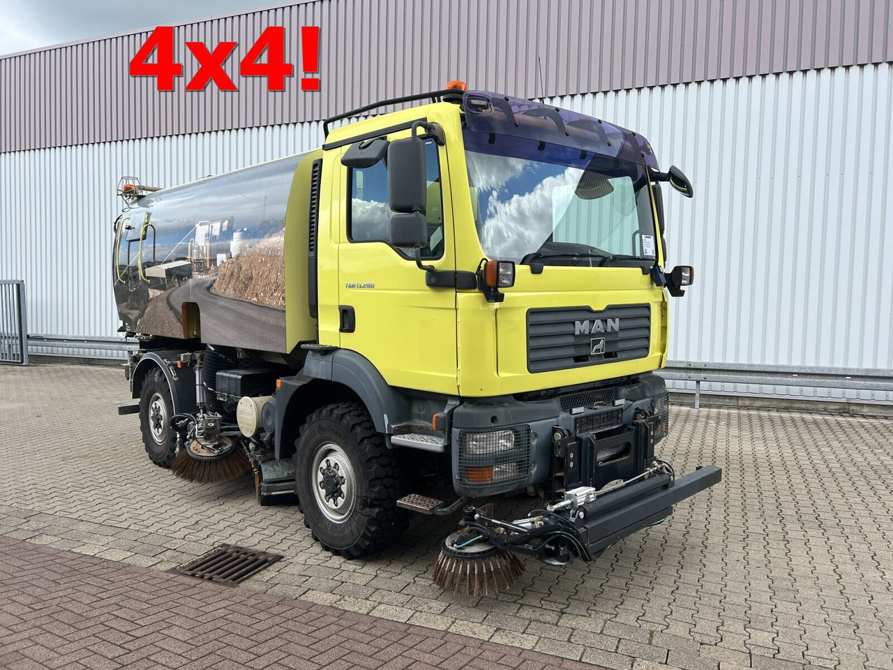 MAN TGM 13.280 4X4 BL TGM 13.280 4X4 BL, Kehhrmaschine Nothelfer Kobit K6 - משאית: תמונה 1 MAN TGM 13.280 4X4 BL TGM 13.280 4X4 BL, Kehhrmaschine Nothelfer Kobit K6 - משאית: תמונה 1
