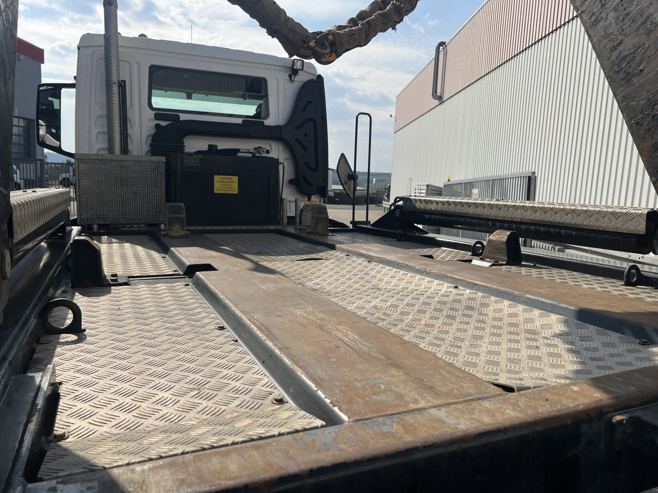 משאית דילוג העמסה MAN TGM 18.320 4x2 BL TGM 18.320 4x2 BL, Hiab Tele-Absetzanlage, Funk: תמונה 12