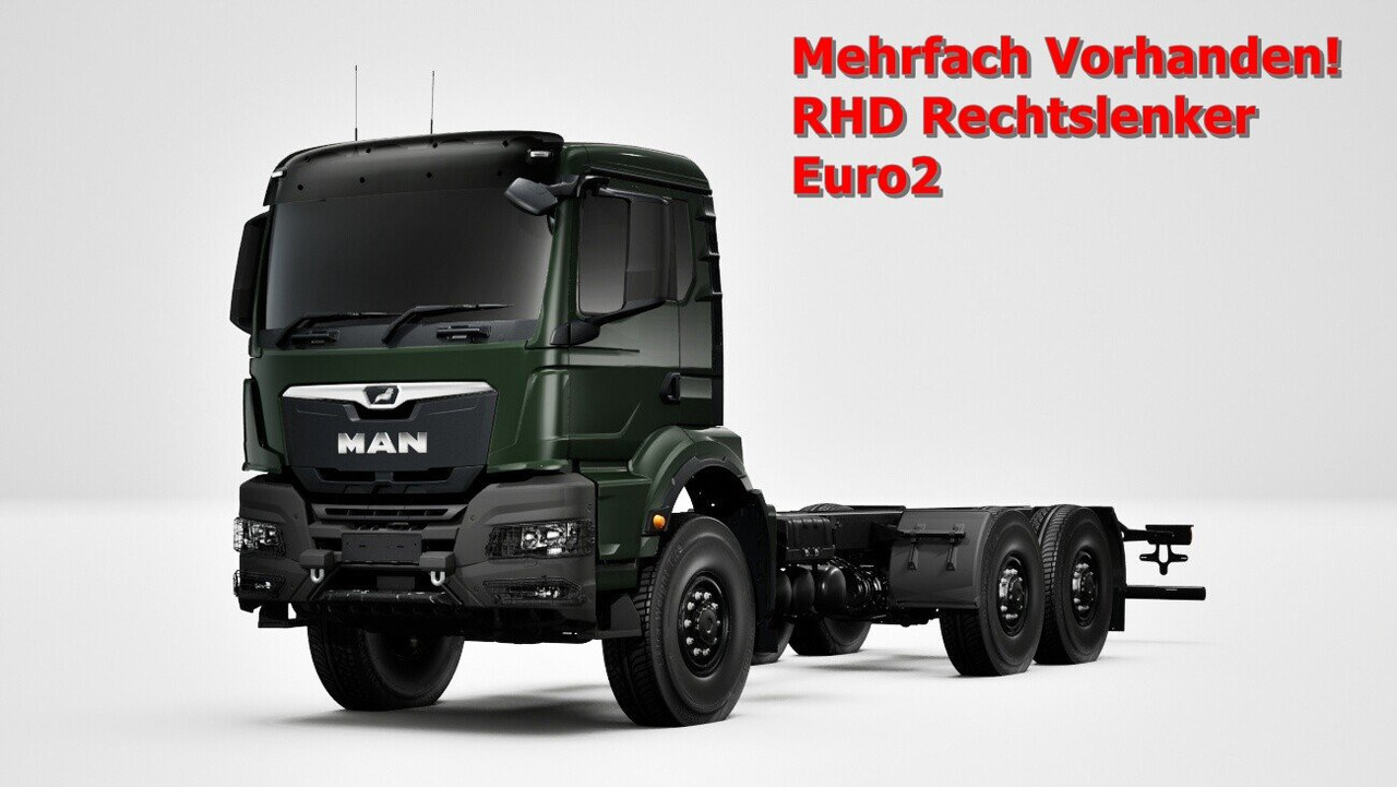 MAN TGS 33.440 6x6 BB CH RHD TGS 33.440 6x6 BB CH RHD, Euro2, Rechtslenker, Einzelbereifung - משאית עם שלדת תא: תמונה 1 MAN TGS 33.440 6x6 BB CH RHD TGS 33.440 6x6 BB CH RHD, Euro2, Rechtslenker, Einzelbereifung - משאית עם שלדת תא: תמונה 1