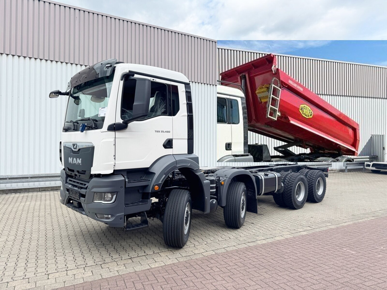 MAN TGS 35.480 8x8 BB CH TGS 35.480 8x8 BB CH, Meiller Stahlmulde 18m³ - מסיר פסולת: תמונה 1 MAN TGS 35.480 8x8 BB CH TGS 35.480 8x8 BB CH, Meiller Stahlmulde 18m³ - מסיר פסולת: תמונה 1