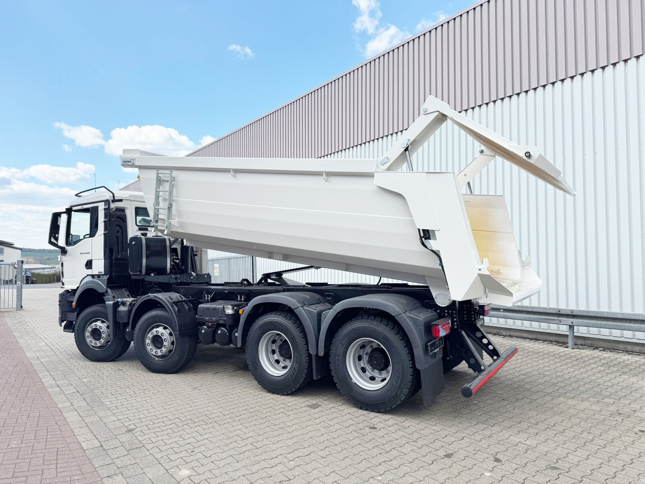 חָדָשׁ משאית עם שלדת תא MAN TGS 41.440/480 8x4 BB TGS 41.440/480 8x4 BB, Mulde ca. 16m³ mit hydraulischer Heckklappe, mehrfach VORHANDEN: תמונה 14