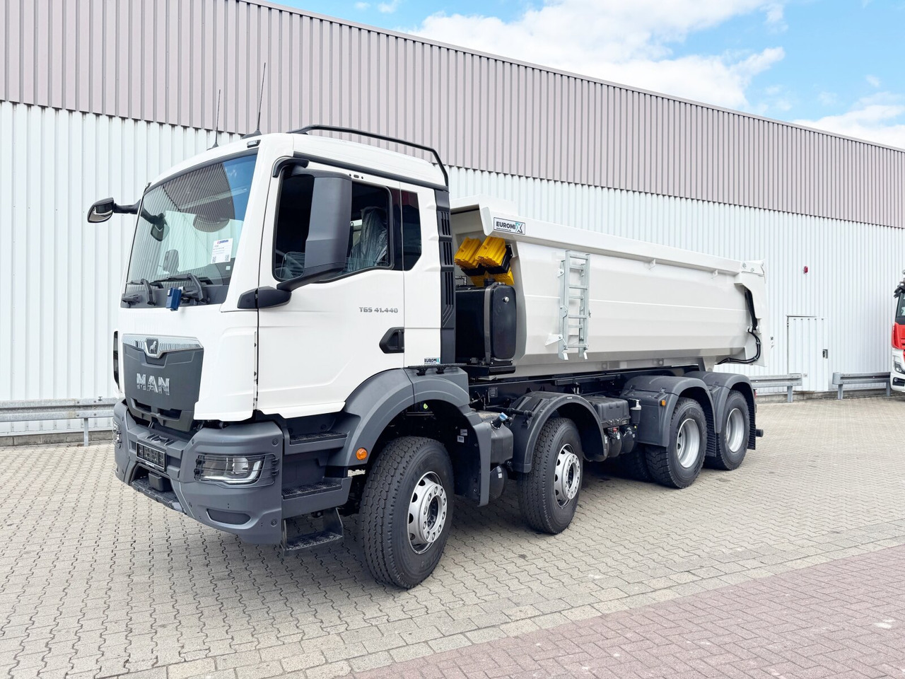 חָדָשׁ משאית עם שלדת תא MAN TGS 41.440/480 8x4 BB TGS 41.440/480 8x4 BB, Mulde ca. 16m³ mit hydraulischer Heckklappe, mehrfach VORHANDEN: תמונה 8
