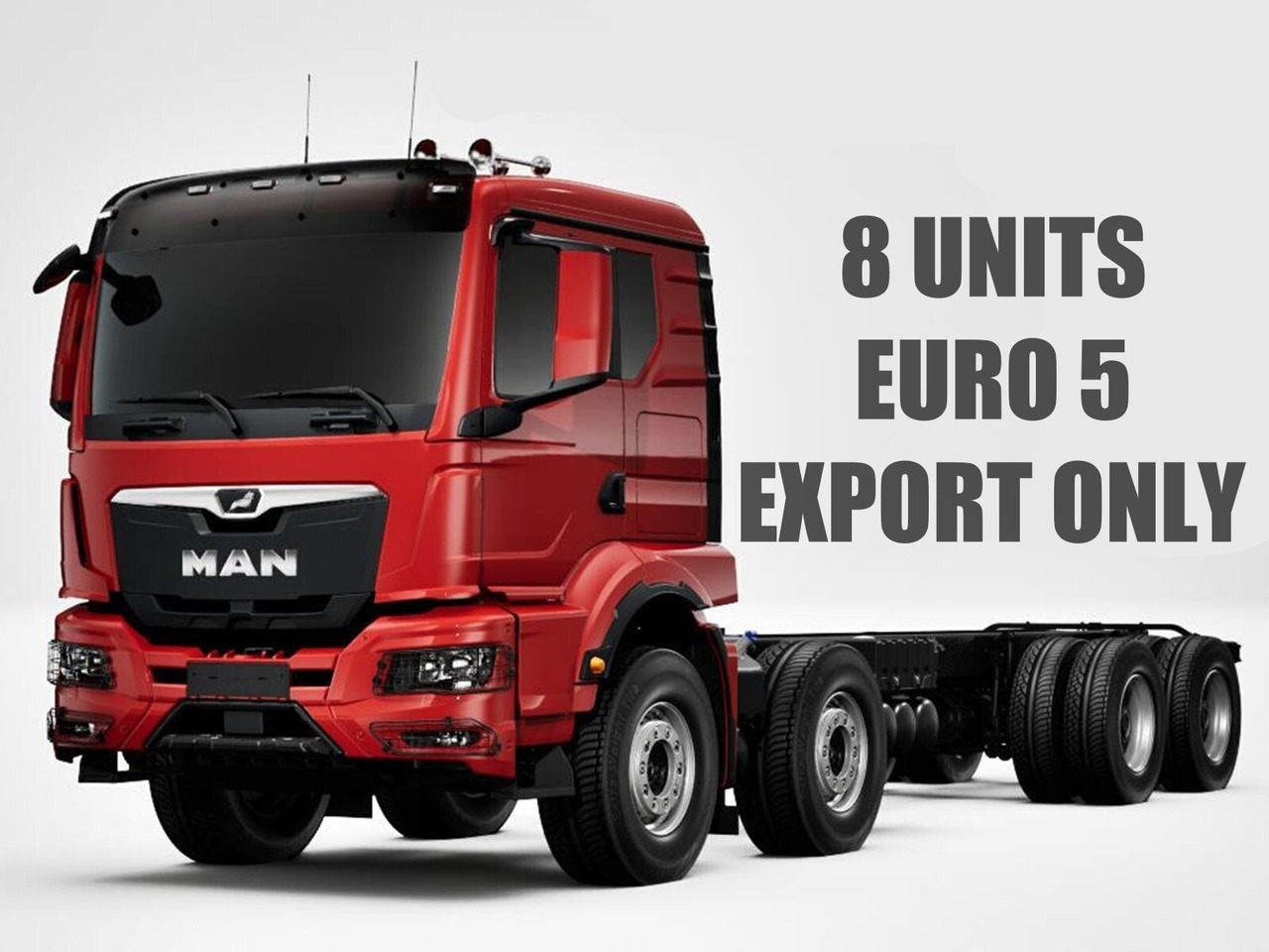 MAN TGS 41.480 8x4 BB CH TGS 41.480 8x4 BB CH, MEHRFACH VORHANDEN! - משאית עם שלדת תא: תמונה 1 MAN TGS 41.480 8x4 BB CH TGS 41.480 8x4 BB CH, MEHRFACH VORHANDEN! - משאית עם שלדת תא: תמונה 1