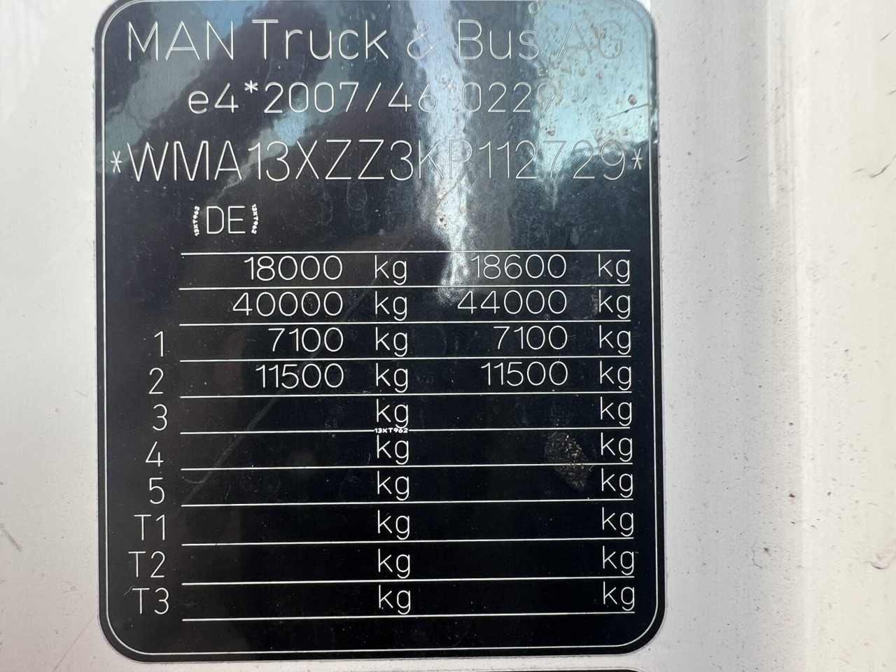 יחידת טרקטור MAN TGX 18.500 4X2 LLS TGX 18.500 4X2 LLS, Retarder, Vollumer: תמונה 12