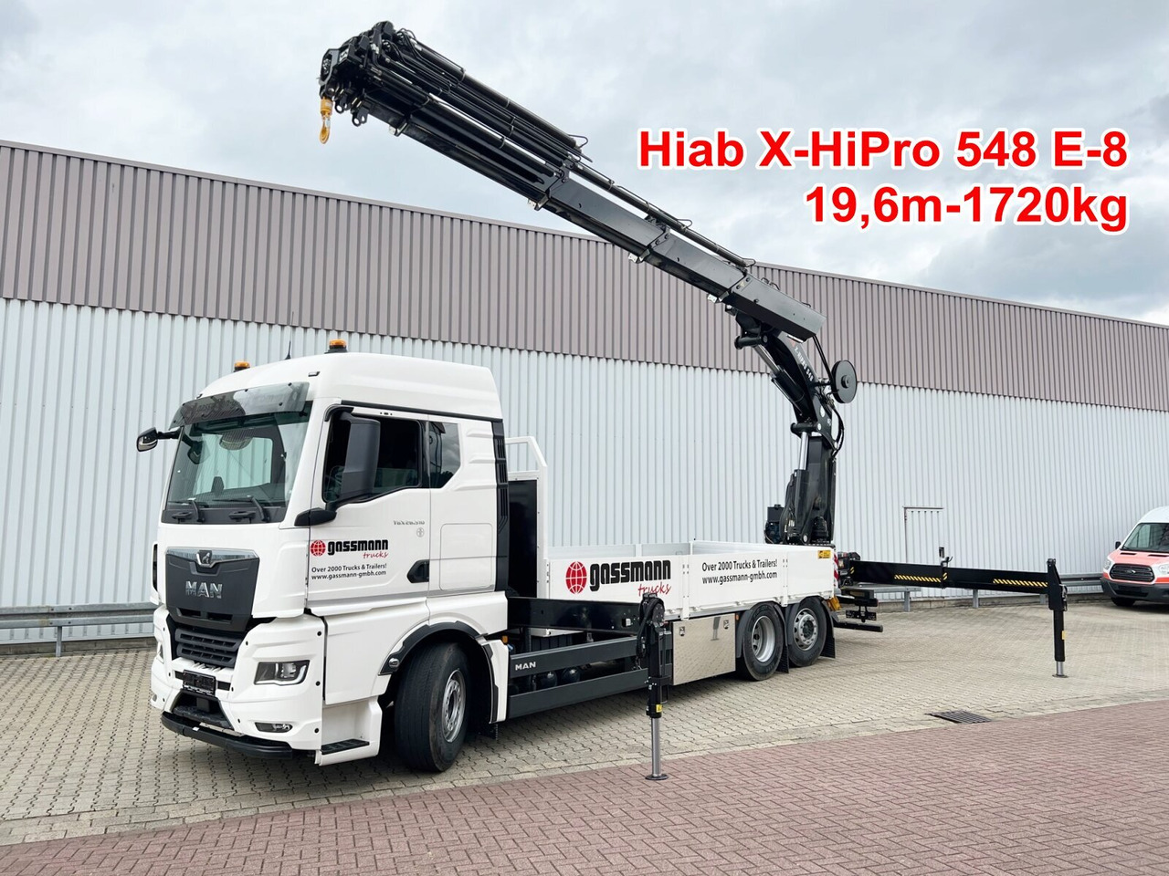 MAN TGX 26.510 6x2-4 LL CH TGX 26.510 6x2-4 LL, Kran Hiab X-HiPro 548 E-8, Lenk-/Liftachse, TwistLock 20Fuß, Funk, Retarder - משאית מנוף, משאית צד נופל/ שטוחה: תמונה 1 MAN TGX 26.510 6x2-4 LL CH TGX 26.510 6x2-4 LL, Kran Hiab X-HiPro 548 E-8, Lenk-/Liftachse, TwistLock 20Fuß, Funk, Retarder - משאית מנוף, משאית צד נופל/ שטוחה: תמונה 1