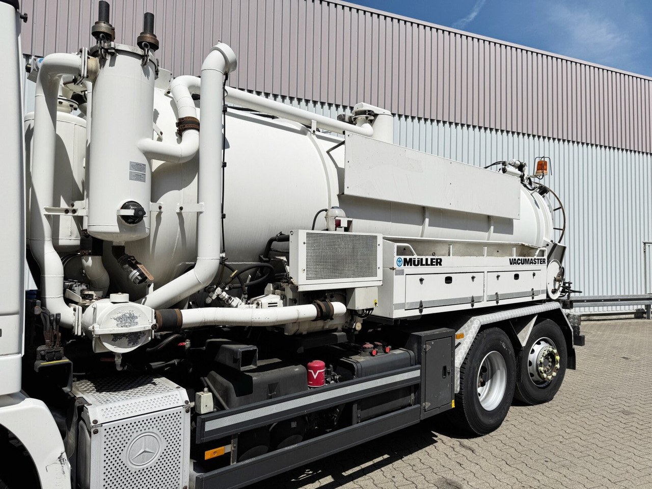משאית Mercedes-Benz Actros 2541 L 6x2 Actros 2541 L 6x2, Müller Saug-/Spülwagen ca. 12m³, Widi-Platte, Lift-/Lenkachse: תמונה 6