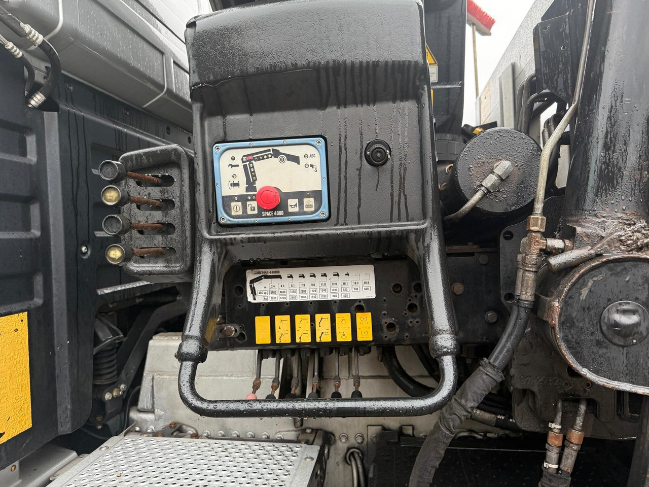 Mercedes-Benz Actros 2546 L 6x2 Actros 2546 L 6x2, Hiab Kran 244 E - 6 Hiduo, 16,1 m 920 kg, Funk - משאית מנוף, משאית צד נופל/ שטוחה: תמונה 3 Mercedes-Benz Actros 2546 L 6x2 Actros 2546 L 6x2, Hiab Kran 244 E - 6 Hiduo, 16,1 m 920 kg, Funk - משאית מנוף, משאית צד נופל/ שטוחה: תמונה 3