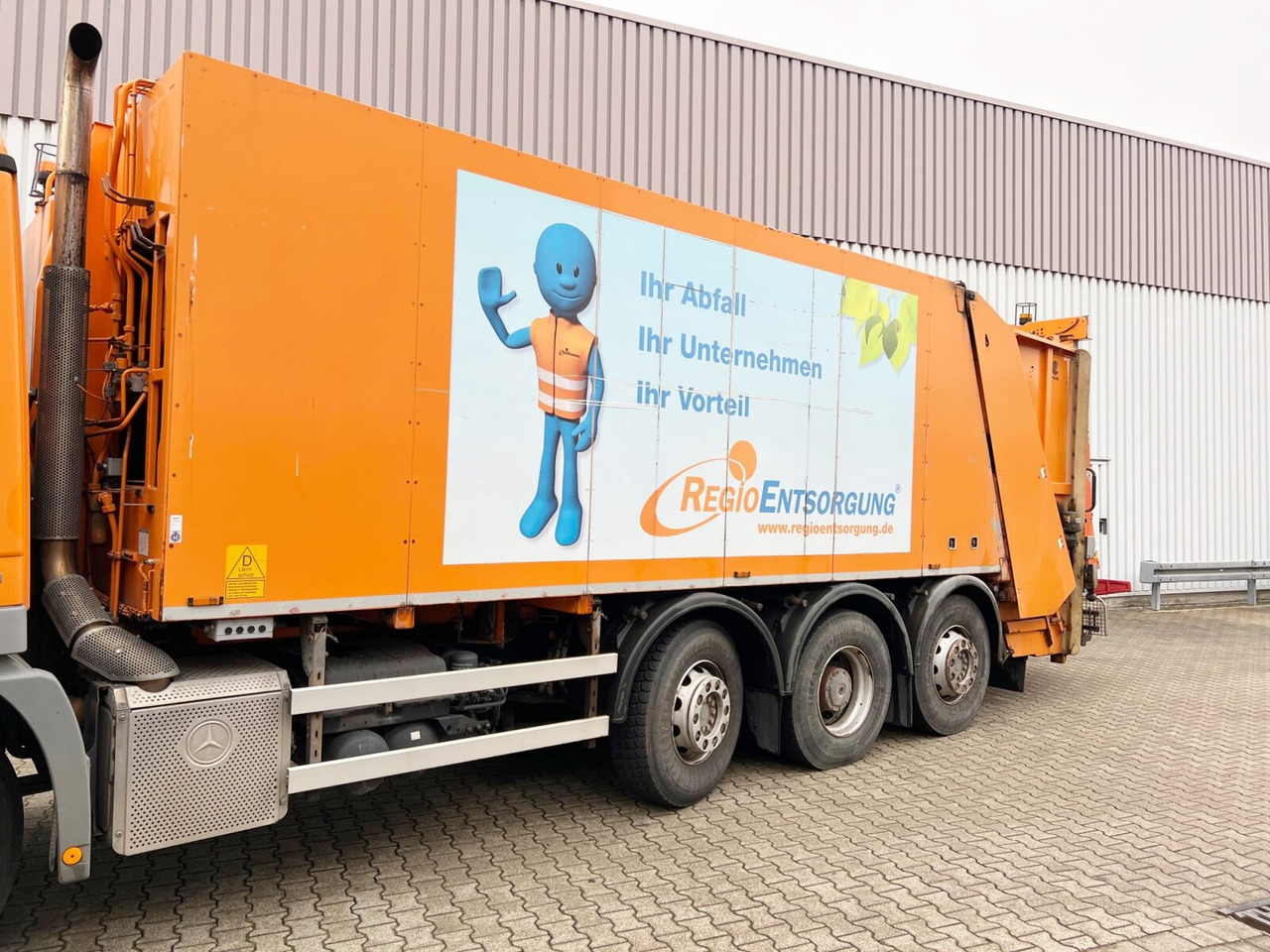 משאית אשפה עבור הובלה של אשפה Mercedes-Benz Actros 3241 L 8x2/6 Actros 3241 L 8x2/6, 2x Lenkachse, Zöller Medium XL, Zöller-Schüttung: תמונה 14