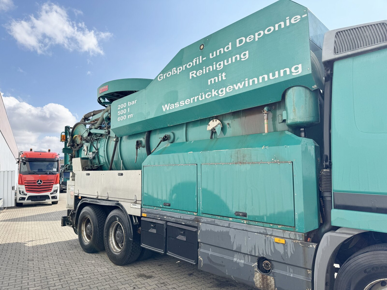 משאית Mercedes-Benz Actros 3348 6x4 Actros 3348 6x4, V8, Kroll Saug-/Spülwagen ca. 14m³, Wasserrückgewinnung, Funk: תמונה 10