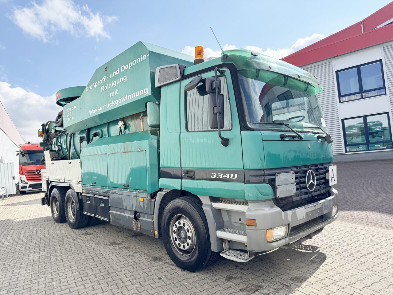משאית Mercedes-Benz Actros 3348 6x4 Actros 3348 6x4, V8, Kroll Saug-/Spülwagen ca. 14m³, Wasserrückgewinnung, Funk: תמונה 9