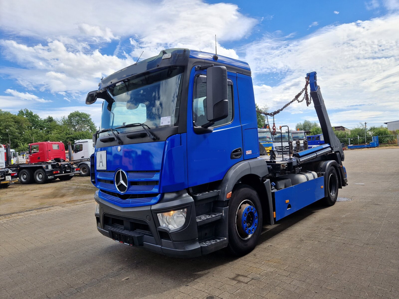 משאית דילוג העמסה Mercedes-Benz Antos 1840 L Antos 1840 L, Gergen Teleskopabsetzkipper Adonis TAK 20, Funk: תמונה 9