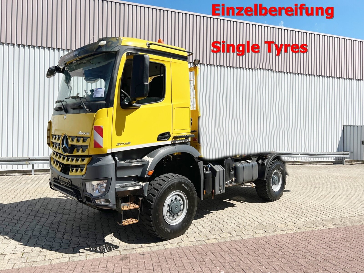 Mercedes-Benz Arocs 2045 AK 4x4 Arocs 2045 AK 4x4, GROUNDER - משאית עם שלדת תא: תמונה 1 Mercedes-Benz Arocs 2045 AK 4x4 Arocs 2045 AK 4x4, GROUNDER - משאית עם שלדת תא: תמונה 1