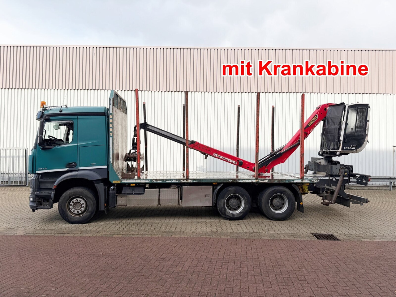 Mercedes-Benz Arocs 2648 6x4 Arocs 2648 6x4 mit Heckkran Epsilon M12Z83, Krankabine - משאית עץ, משאית מנוף: תמונה 1 Mercedes-Benz Arocs 2648 6x4 Arocs 2648 6x4 mit Heckkran Epsilon M12Z83, Krankabine - משאית עץ, משאית מנוף: תמונה 1