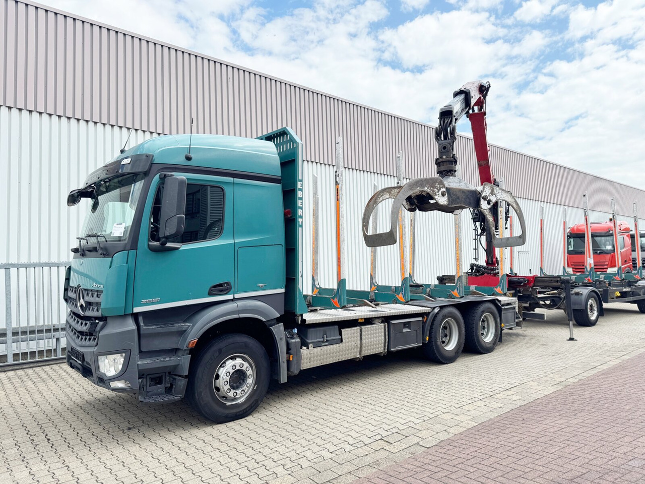 Mercedes-Benz Arocs 2651 L 6x4 Arocs 2651 L 6x4, Retarder, StreamSpace, Heckkran Epsilon M120L80 - משאית עץ, משאית מנוף: תמונה 1 Mercedes-Benz Arocs 2651 L 6x4 Arocs 2651 L 6x4, Retarder, StreamSpace, Heckkran Epsilon M120L80 - משאית עץ, משאית מנוף: תמונה 1