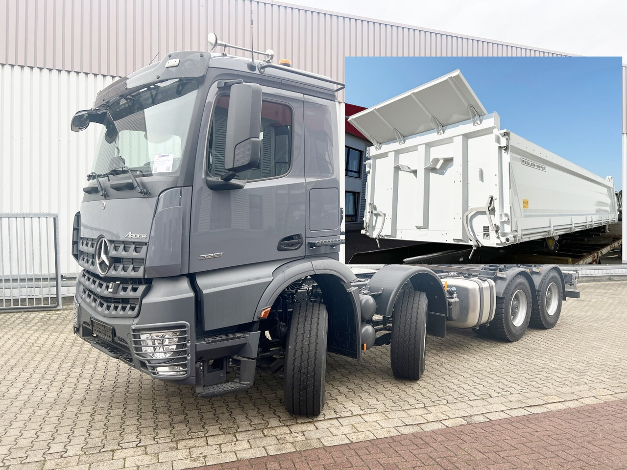 Mercedes-Benz Arocs 3251 L 8x4/4 Arocs 3251 L 8x4/4, Motorabtrieb - מזהיר: תמונה 1 Mercedes-Benz Arocs 3251 L 8x4/4 Arocs 3251 L 8x4/4, Motorabtrieb - מזהיר: תמונה 1