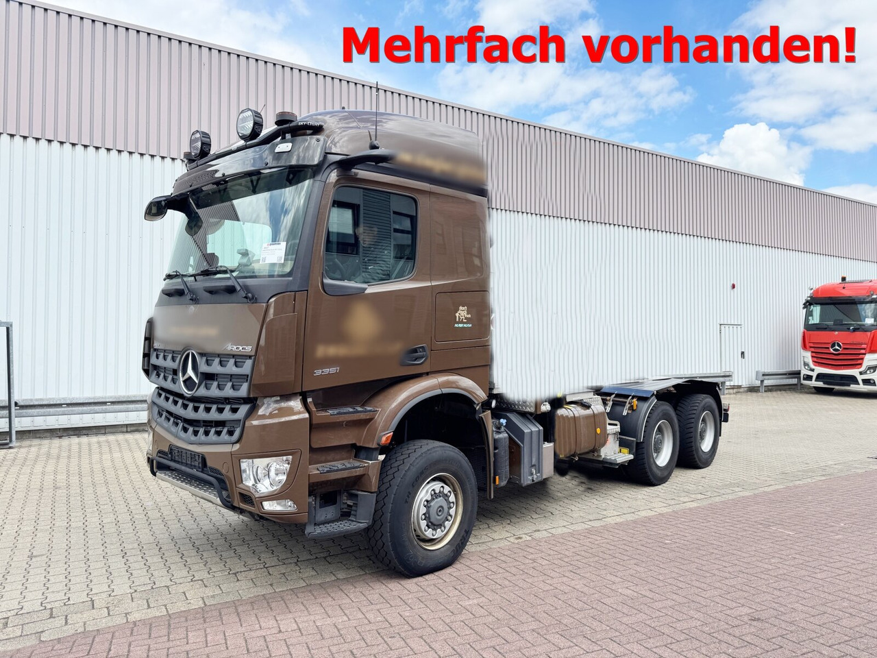 Mercedes-Benz Arocs 3351 LS 6x6 Arocs 3351 LS 6x6, Grounder, MirrorCam, Navi - משאית עם שלדת תא: תמונה 1 Mercedes-Benz Arocs 3351 LS 6x6 Arocs 3351 LS 6x6, Grounder, MirrorCam, Navi - משאית עם שלדת תא: תמונה 1