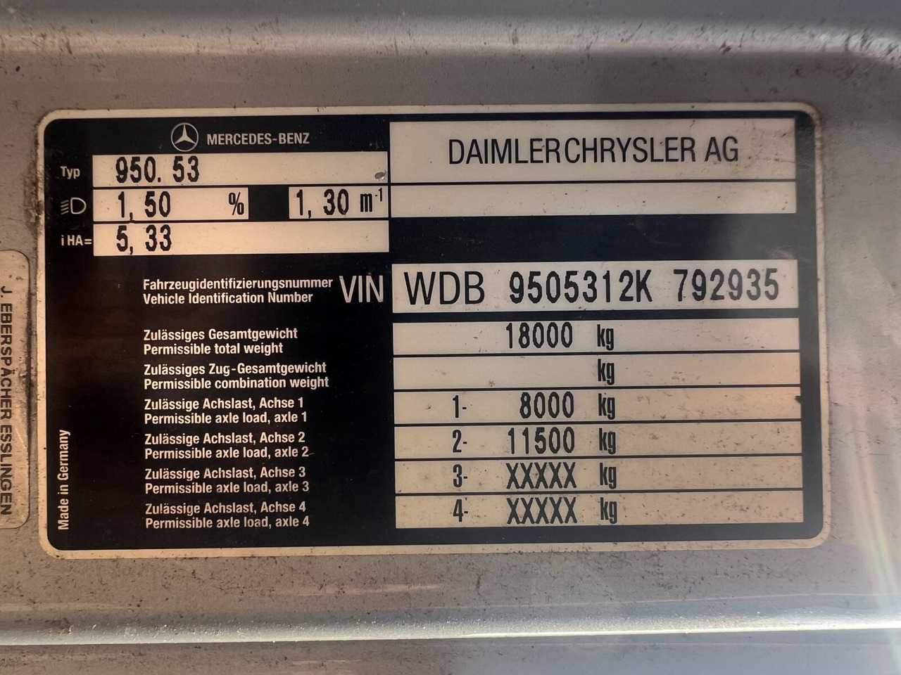 Mercedes-Benz Atego 1828 L 4x2 Atego 1828 L 4x2, Rechtslenker, Winterdienstaustattung - משאית עם שלדת תא: תמונה 4 Mercedes-Benz Atego 1828 L 4x2 Atego 1828 L 4x2, Rechtslenker, Winterdienstaustattung - משאית עם שלדת תא: תמונה 4