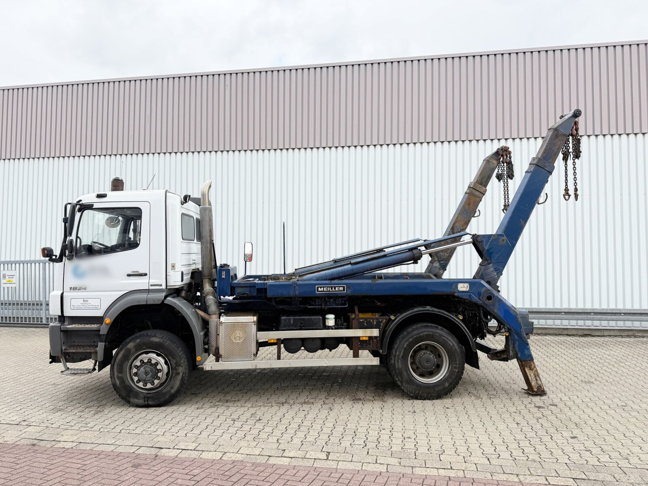 משאית דילוג העמסה Mercedes-Benz Axor 1824 AK 4x4 Axor 1824 AK 4x4, Tele-Absetzer, Winterdienstausstattung: תמונה 15