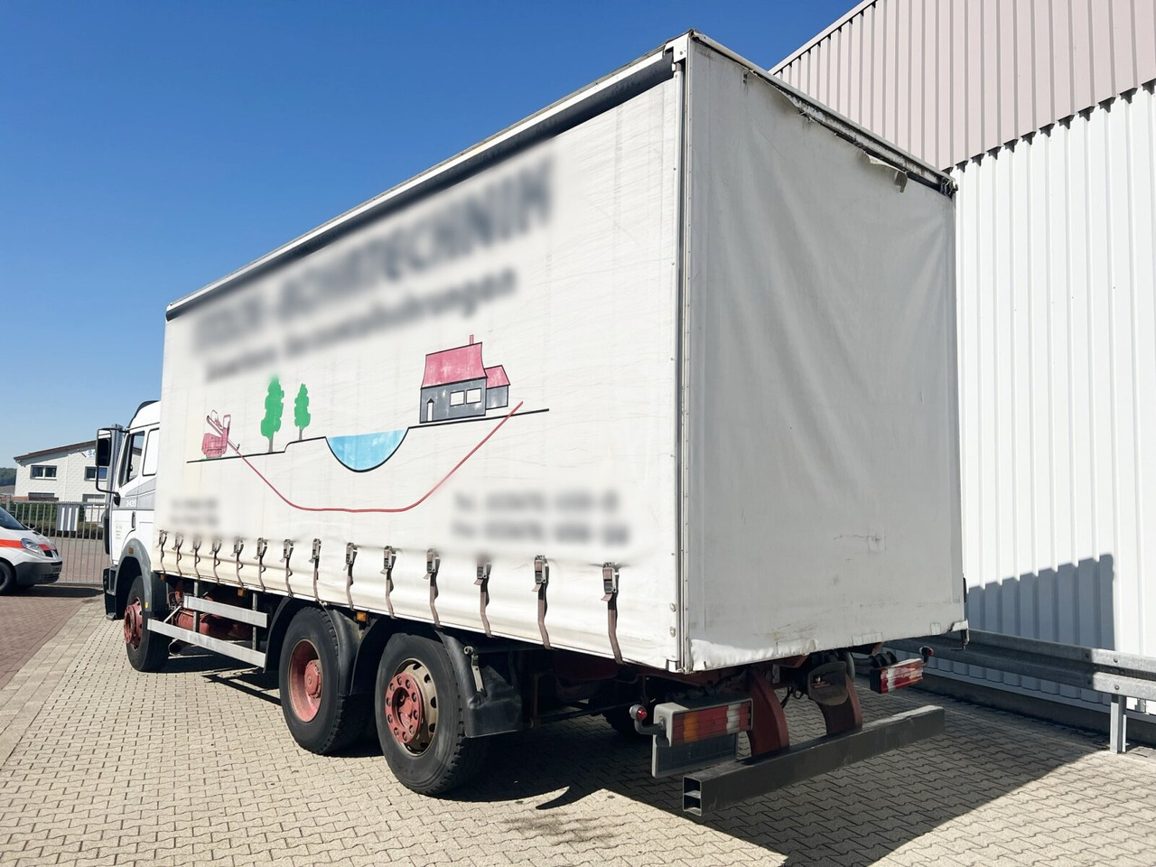 משאית וילונות צד Mercedes-Benz SK 2435 L 6x2 SK 2435 L 6x2, V8: תמונה 10