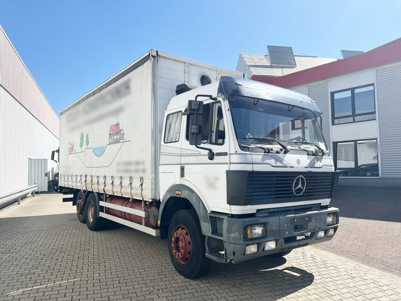 משאית וילונות צד Mercedes-Benz SK 2435 L 6x2 SK 2435 L 6x2, V8: תמונה 8