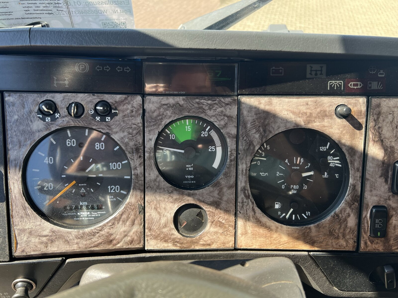 משאית וילונות צד Mercedes-Benz SK 2435 L 6x2 SK 2435 L 6x2, V8: תמונה 6