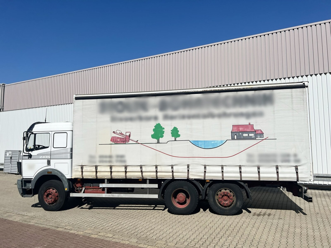 משאית וילונות צד Mercedes-Benz SK 2435 L 6x2 SK 2435 L 6x2, V8: תמונה 11