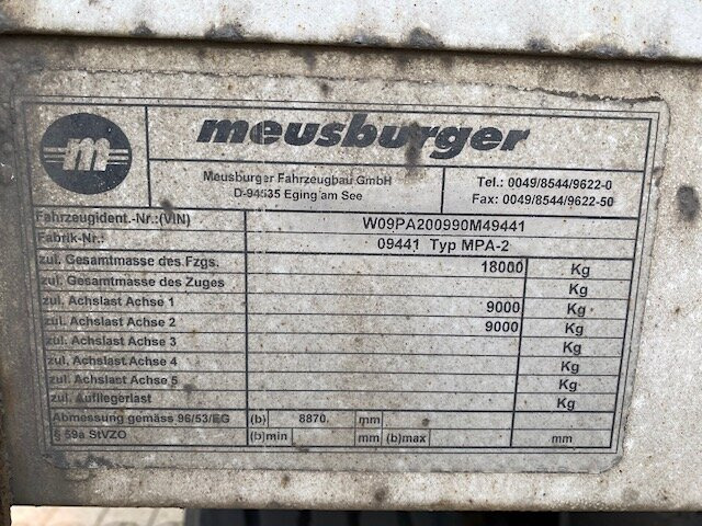 Meusburger MPA-2 MPA-2, Stapleraufnahme - קרון נגרר צד נופל/ שטוח: תמונה 4 Meusburger MPA-2 MPA-2, Stapleraufnahme - קרון נגרר צד נופל/ שטוח: תמונה 4