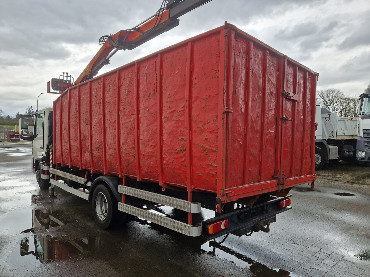 משאית מנוף, משאית תיבה Renault D 180.75 4x2 D 180.75 4x2 mit Kran Palfinger PK6001: תמונה 6