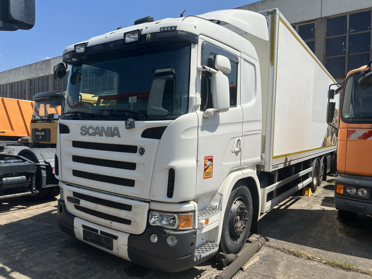 משאית תיבה Scania G420 6x2, ERSATZTEILSPENDER! G420 6x2, Liftachse, Hiab LBW, Motor defekt!: תמונה 7
