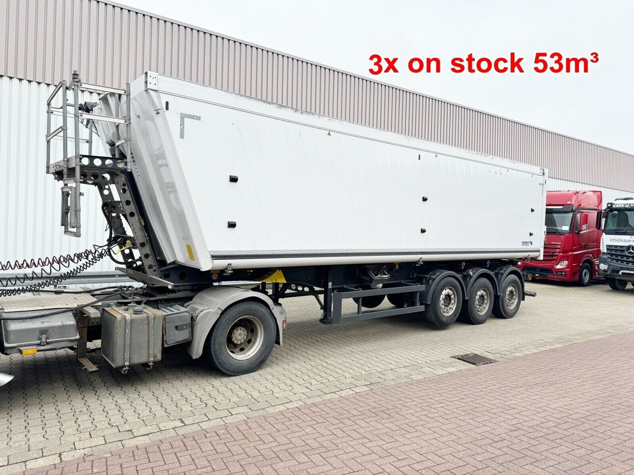 Schmitz Cargobull SKI 24 SL 9.6 SKI 24 SL 9.6, Liftachse, Alumulde ca. 52m³ - סמיטריילר: תמונה 1 Schmitz Cargobull SKI 24 SL 9.6 SKI 24 SL 9.6, Liftachse, Alumulde ca. 52m³ - סמיטריילר: תמונה 1