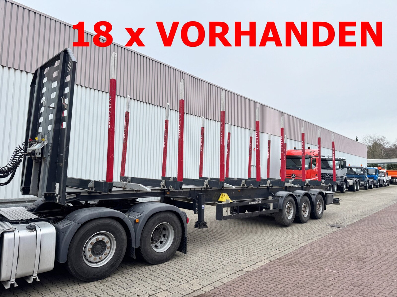 Schwarzmüller 3-Achs Holzauflieger 3-Achs Holzauflieger, Liftachse, MEHRFACH VORHANDEN! - סמיטריילר עץ: תמונה 1 Schwarzmüller 3-Achs Holzauflieger 3-Achs Holzauflieger, Liftachse, MEHRFACH VORHANDEN! - סמיטריילר עץ: תמונה 1