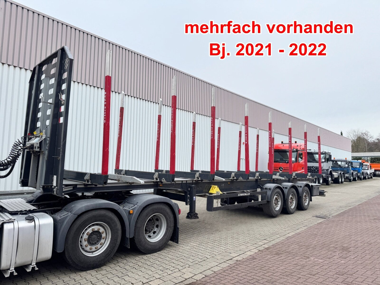 Schwarzmüller 3-Achs Holzauflieger 3-Achs Holzauflieger, Liftachse, MEHRFACH VORHANDEN! - סמיטריילר עץ: תמונה 1 Schwarzmüller 3-Achs Holzauflieger 3-Achs Holzauflieger, Liftachse, MEHRFACH VORHANDEN! - סמיטריילר עץ: תמונה 1