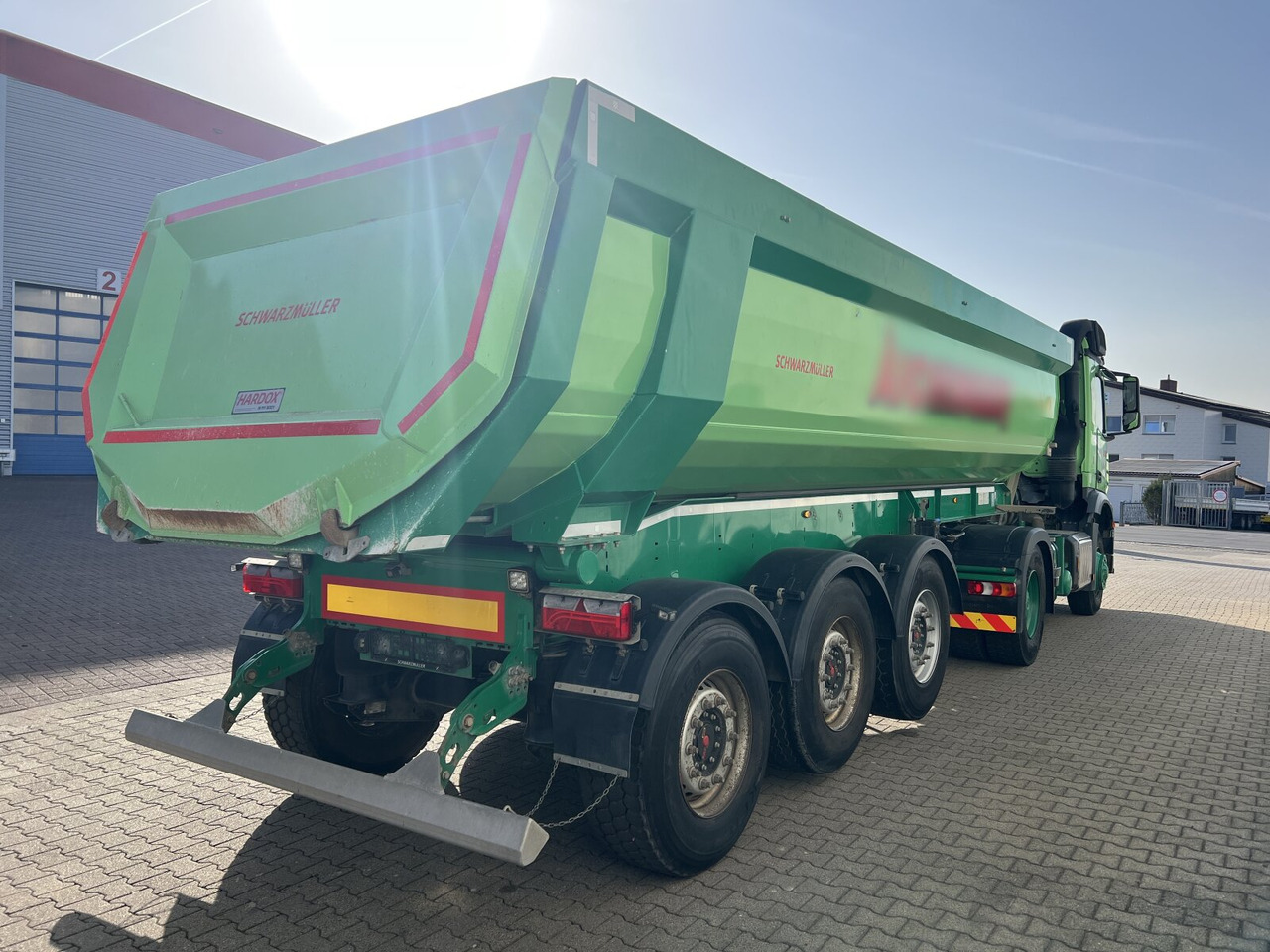 סמיטריילר Schwarzmüller K-Serie Kippauflieger K-Serie Kippauflieger, Hardoxmulde ca. 25m³, 2x Liftachse: תמונה 6