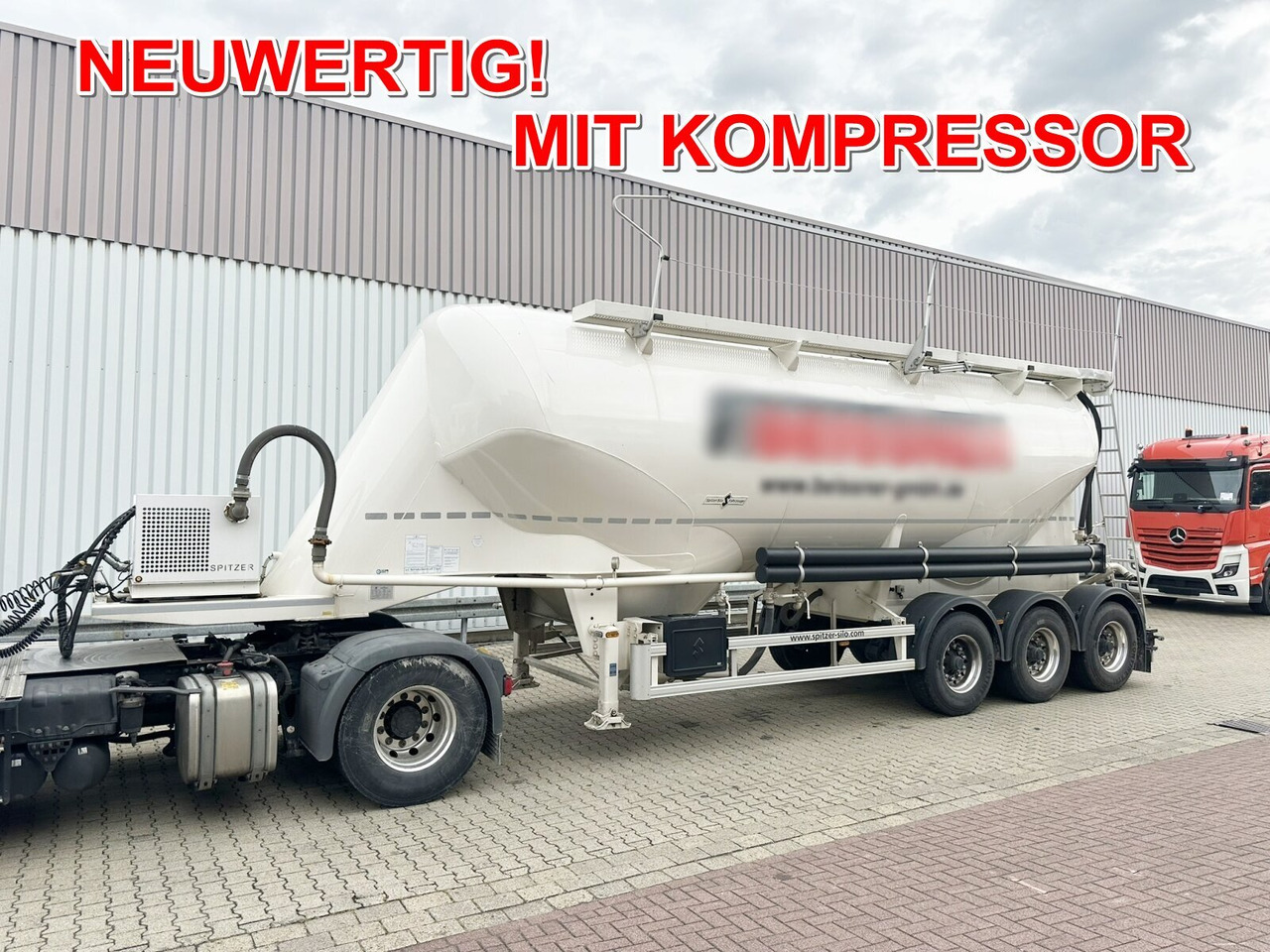 Spitzer SF 2739/2P SF 2739/2P Siloauflieger ca. 39m³, 2x Liftachse - סמיטריילר Silo: תמונה 1 Spitzer SF 2739/2P SF 2739/2P Siloauflieger ca. 39m³, 2x Liftachse - סמיטריילר Silo: תמונה 1