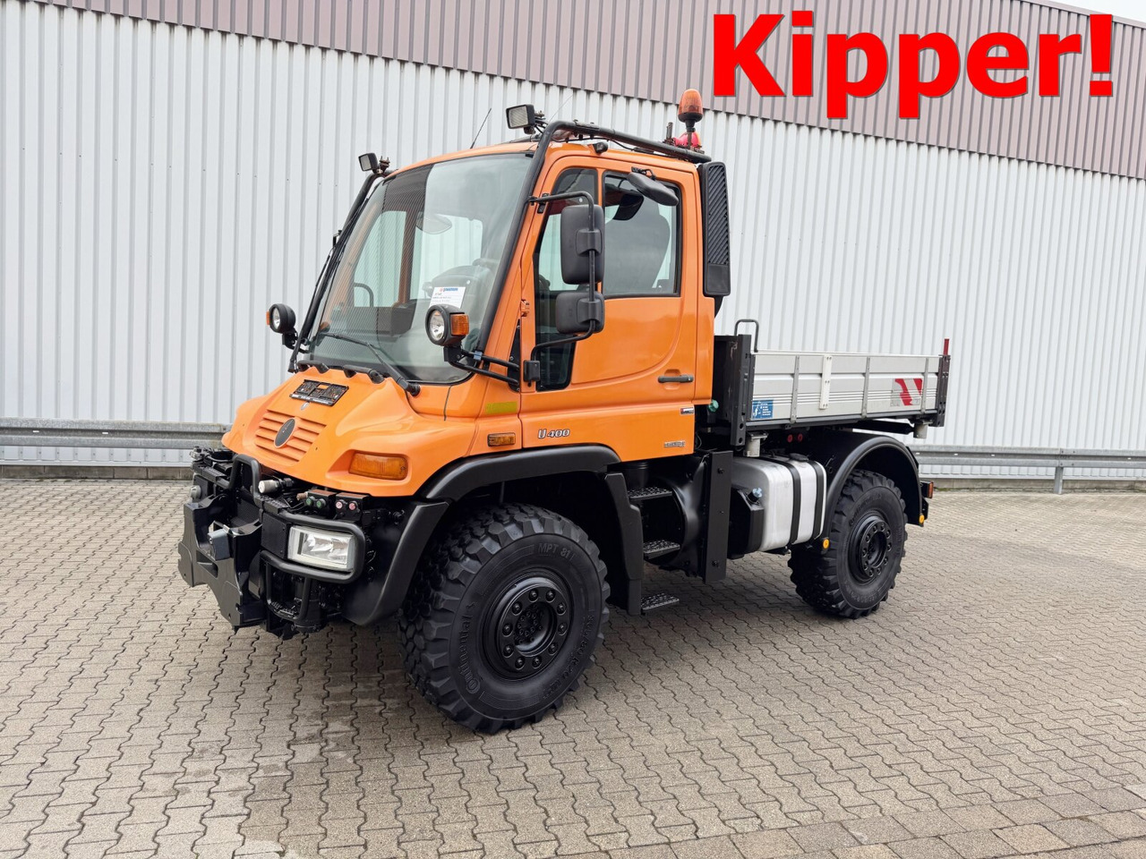 Unimog U 400 405/12 4x4 U 400 405/12 4x4, Kipper, Kommunalhydraulik, VarioPilot, Zapfwelle - כלי רכב מסחרי: תמונה 1 Unimog U 400 405/12 4x4 U 400 405/12 4x4, Kipper, Kommunalhydraulik, VarioPilot, Zapfwelle - כלי רכב מסחרי: תמונה 1
