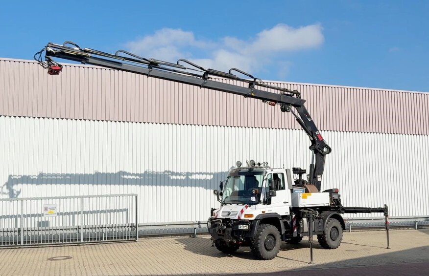Unimog U400 4x4 U400 4x4, Frontzapfwelle, Heckkran Hiab XS 144-E4 HiDuo, Seilwinde, Funk - עגורן נייד: תמונה 1 Unimog U400 4x4 U400 4x4, Frontzapfwelle, Heckkran Hiab XS 144-E4 HiDuo, Seilwinde, Funk - עגורן נייד: תמונה 1