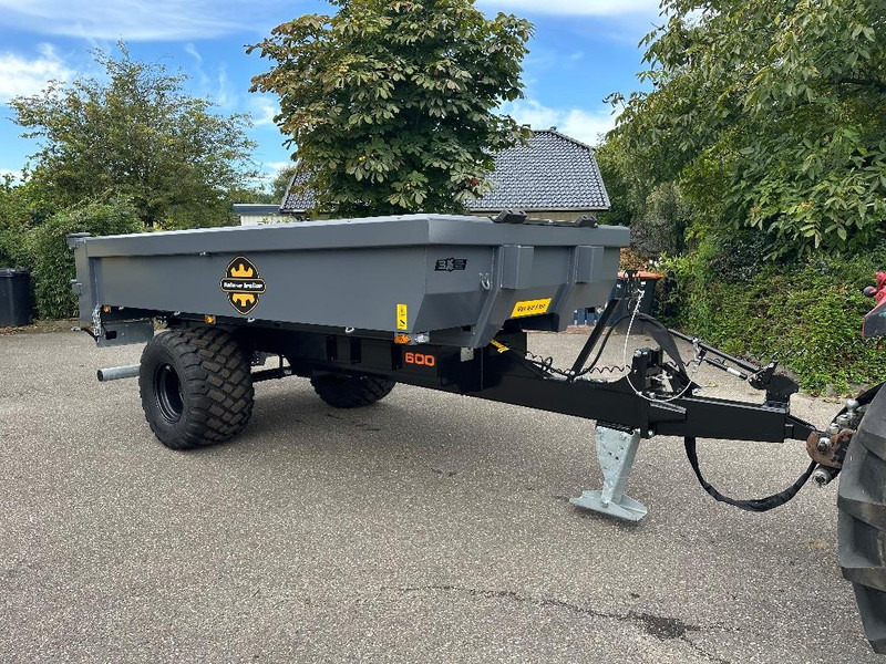 Palmse Trailer PT600E-1A bakkenwagen bakkenkar kipper dumper - קרון נגרר עם מזהיר: תמונה 1 Palmse Trailer PT600E-1A bakkenwagen bakkenkar kipper dumper - קרון נגרר עם מזהיר: תמונה 1