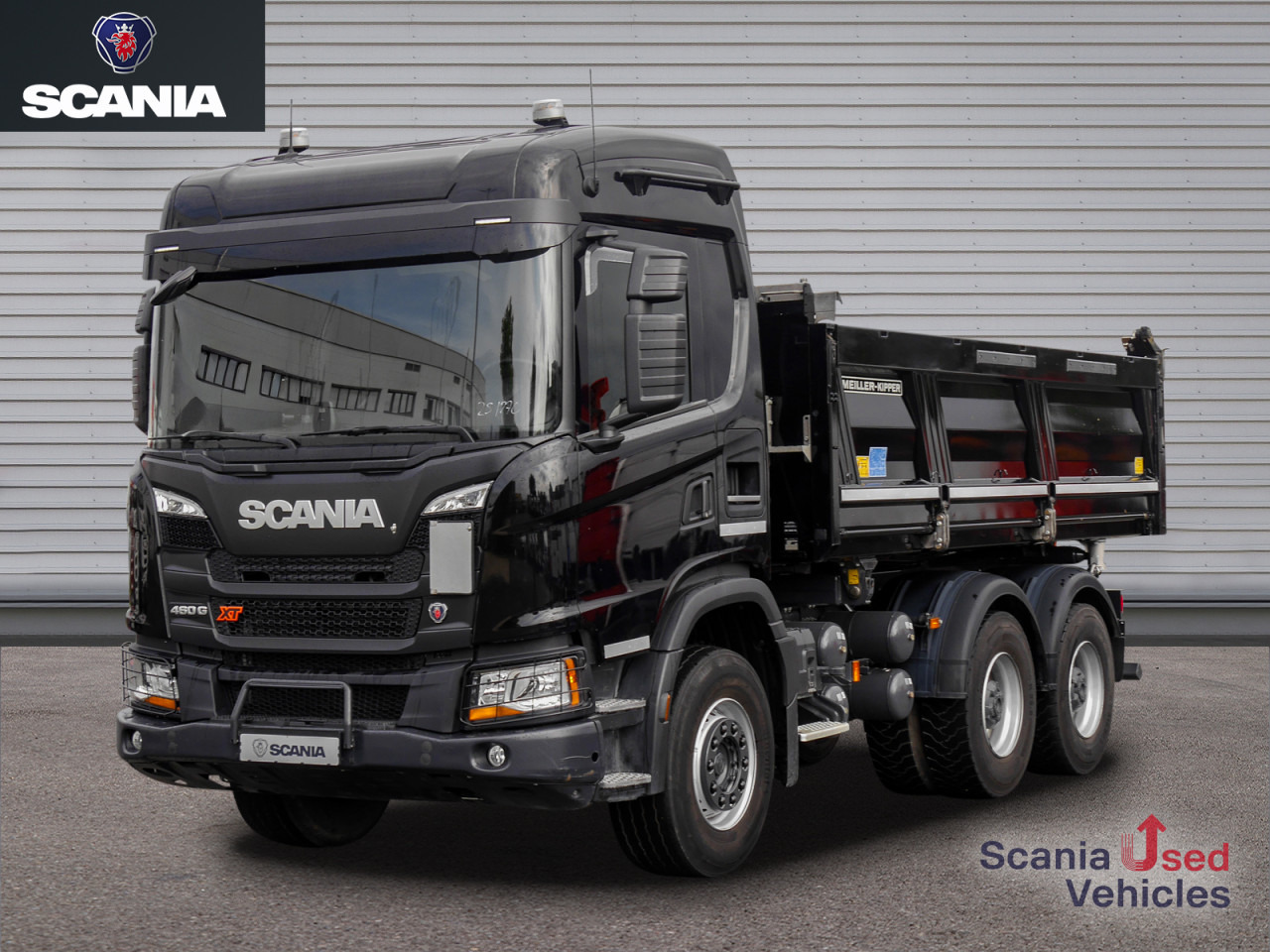 SCANIA G 460 B6x4HZ XT - Meiller D316 / Bordmatik - - מזהיר: תמונה 1 SCANIA G 460 B6x4HZ XT - Meiller D316 / Bordmatik - - מזהיר: תמונה 1