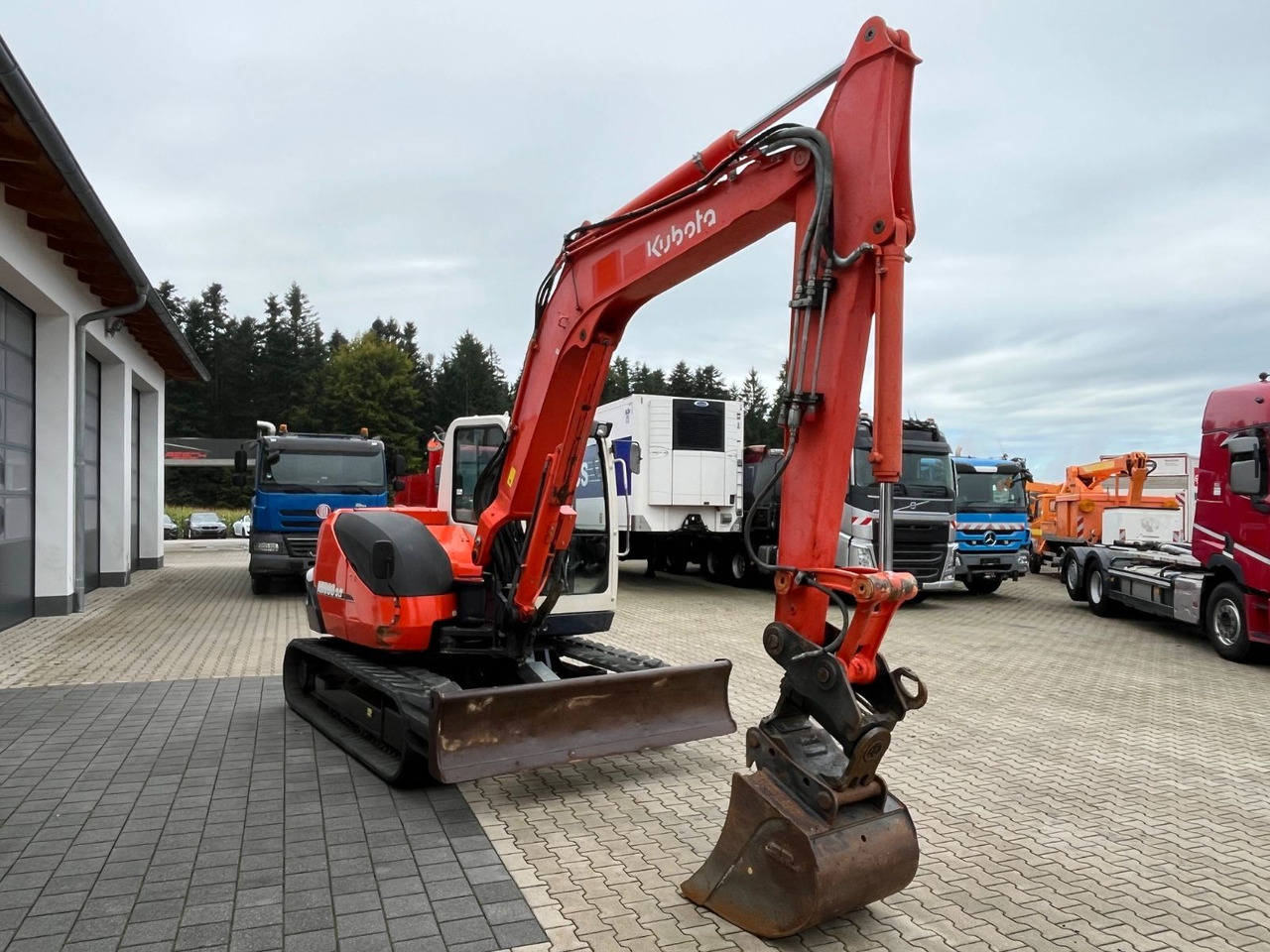 Kubota KX 080-3 Powertilt MS 08 - מיני מחפר: תמונה 3 Kubota KX 080-3 Powertilt MS 08 - מיני מחפר: תמונה 3