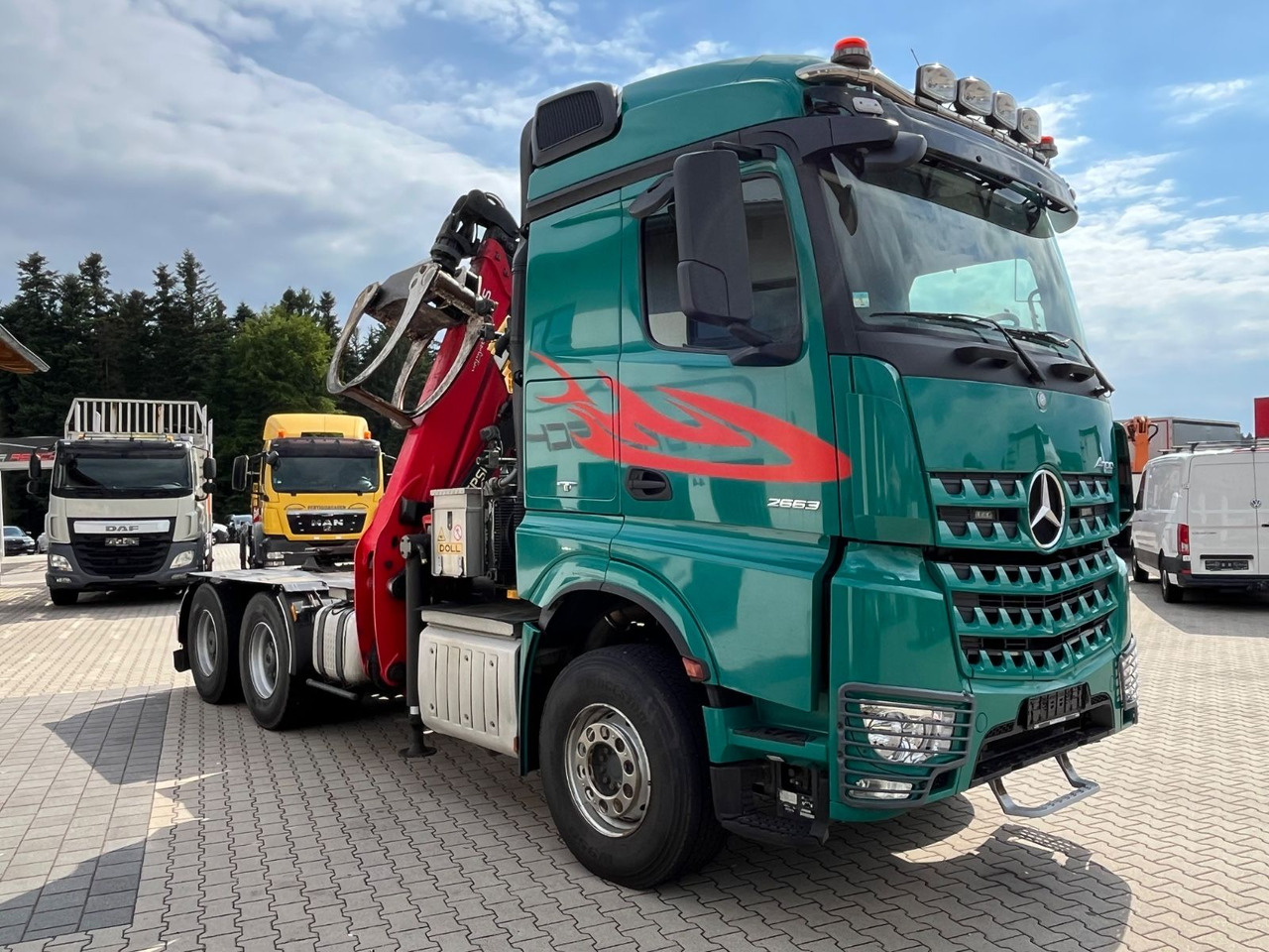 Mercedes-Benz Arocs 2663 6x4 mit Epsilon S260Z Langholzkran - יחידת טרקטור: תמונה 4 Mercedes-Benz Arocs 2663 6x4 mit Epsilon S260Z Langholzkran - יחידת טרקטור: תמונה 4