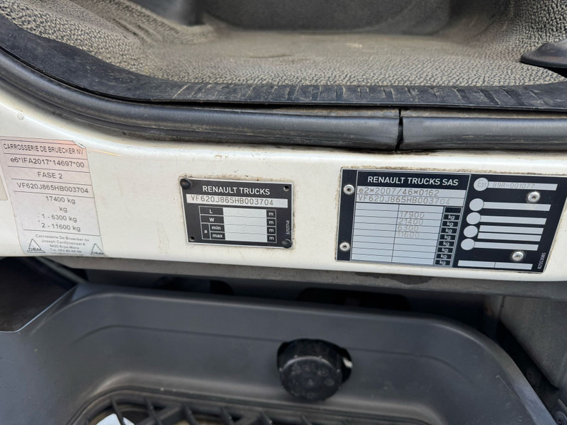 מוביל מכולות/ משאית החלפת גוף Renault D16 / BDF / Wide / 4 In Stock / TUV: 6-2025 / Belgium Truck: תמונה 17