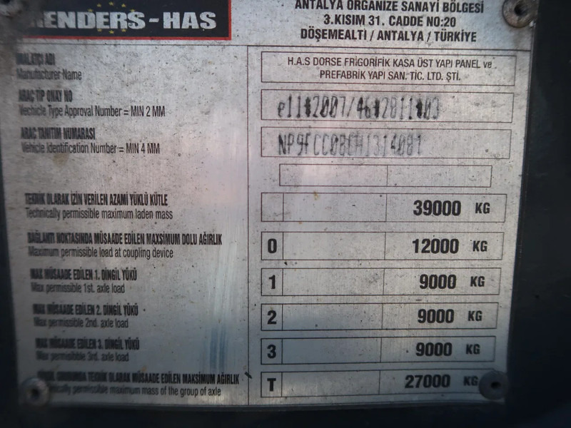 סמיטריילר מוביל מכולות/ החלפת גוף Renders FCC, BPW 2x20/40/45 FT, TUV, NL Trailer, TOP!: תמונה 17