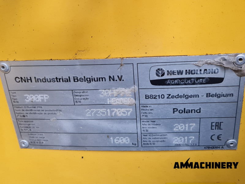 צרופת מקצרת מספוא New Holland 300FP pick-up: תמונה 11