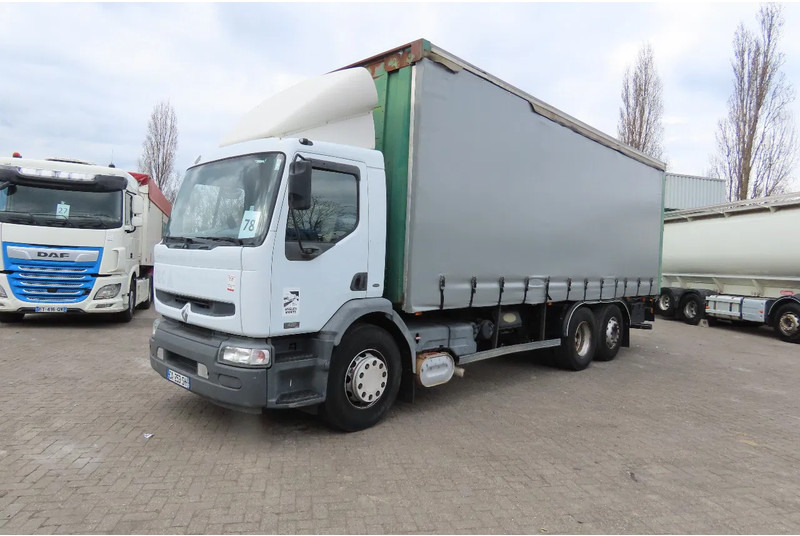 Renault Premium 420 6x2 3 axels, MANUAL!!! - משאית וילונות צד: תמונה 1 Renault Premium 420 6x2 3 axels, MANUAL!!! - משאית וילונות צד: תמונה 1