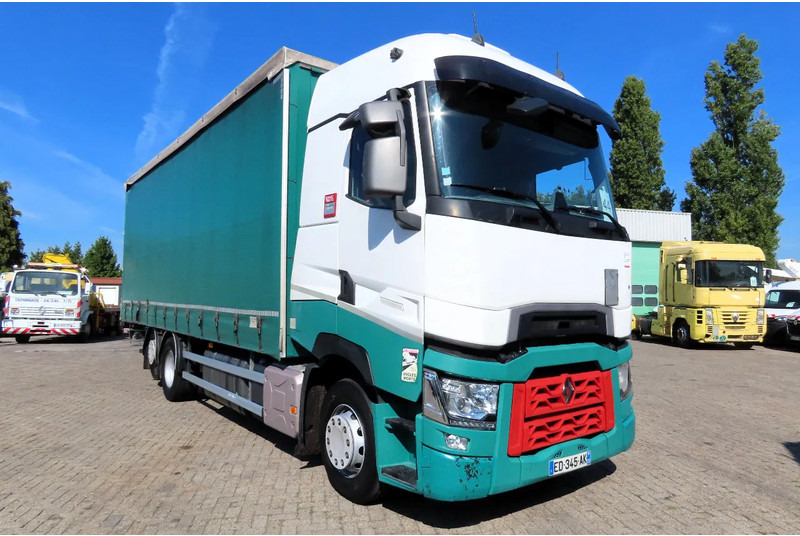 Renault T HIGH 480 6x2, RETARDER, P- cool - משאית וילונות צד: תמונה 1 Renault T HIGH 480 6x2, RETARDER, P- cool - משאית וילונות צד: תמונה 1