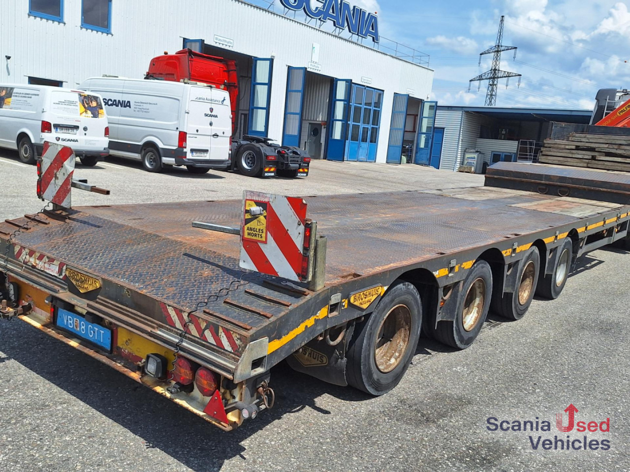 BROSHUIS 4 AOU-16-70 4 Achs ausziehbar !! - קרון נגרר עם מטען נמוך: תמונה 1 BROSHUIS 4 AOU-16-70 4 Achs ausziehbar !! - קרון נגרר עם מטען נמוך: תמונה 1