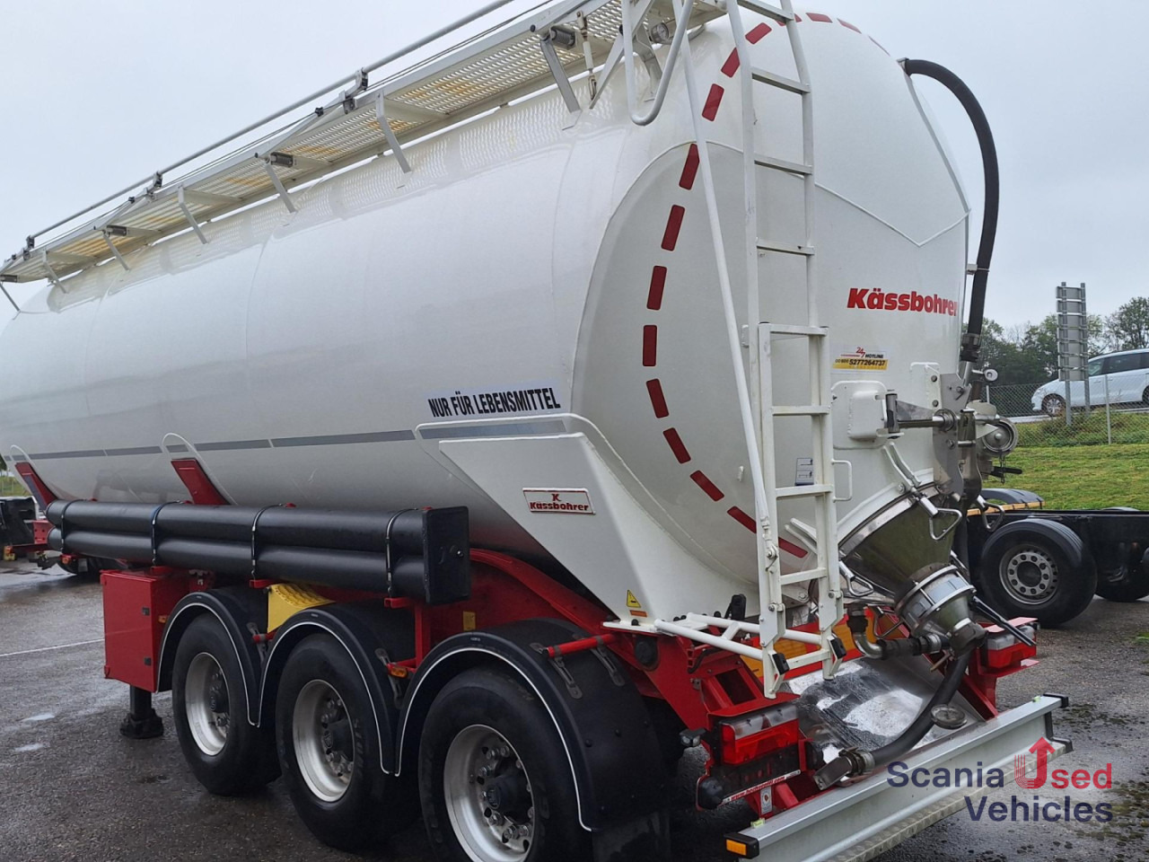 KAESSBOHRER Lebensmitteltank Kippbar SSK 40XS Neuwertig !! - סמיטריילר Silo: תמונה 1 KAESSBOHRER Lebensmitteltank Kippbar SSK 40XS Neuwertig !! - סמיטריילר Silo: תמונה 1
