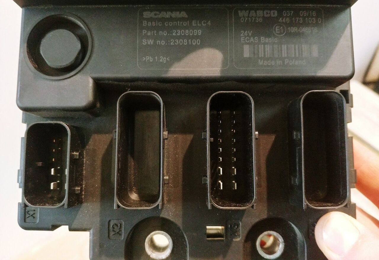 WABCO ELC4 ECAS BASIC Scania - ECU עבור משאית: תמונה 3 WABCO ELC4 ECAS BASIC Scania - ECU עבור משאית: תמונה 3